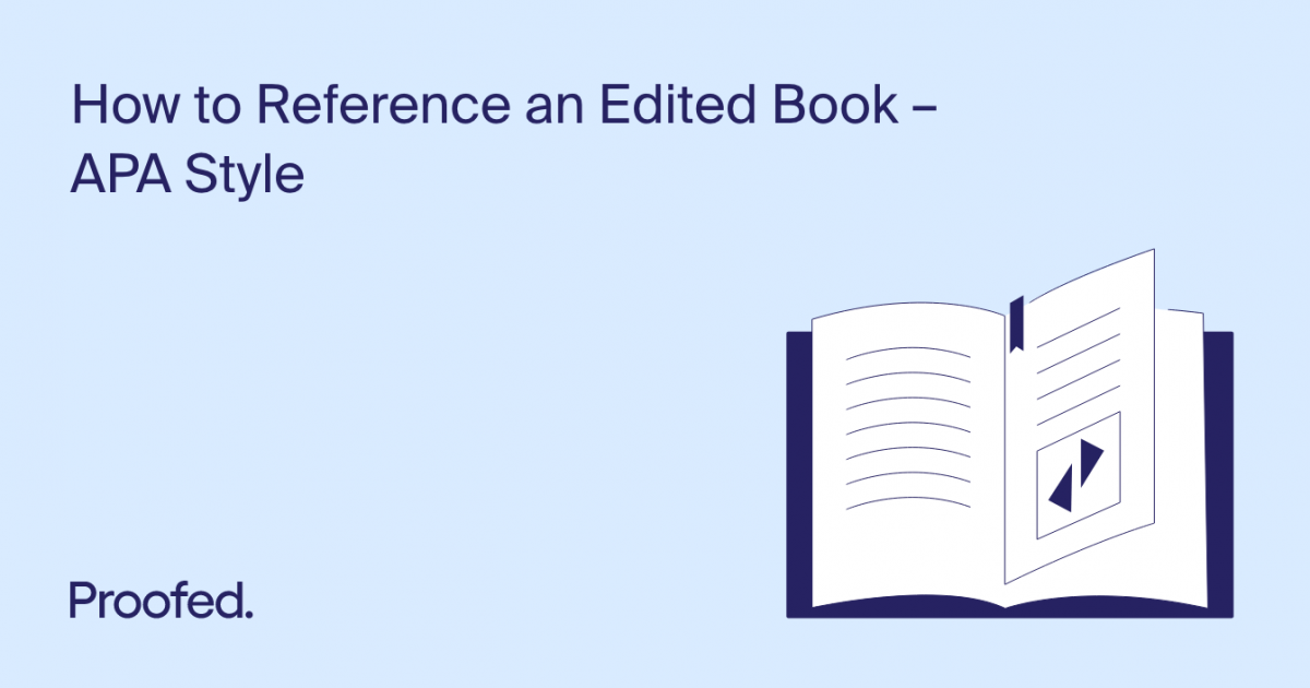 How To Reference An Edited Book APA Style Proofed s Writing Tips