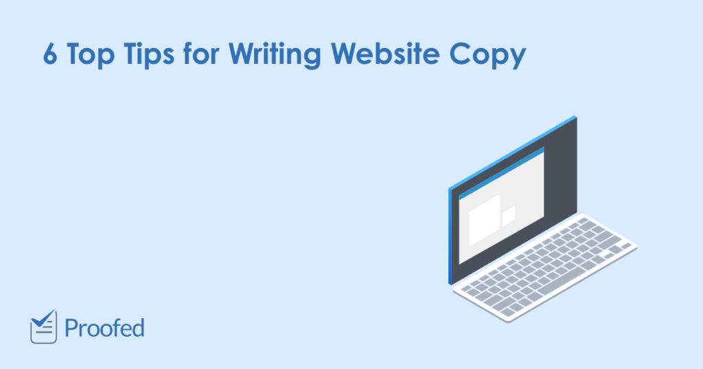 6 Top Tips for Writing Website Copy