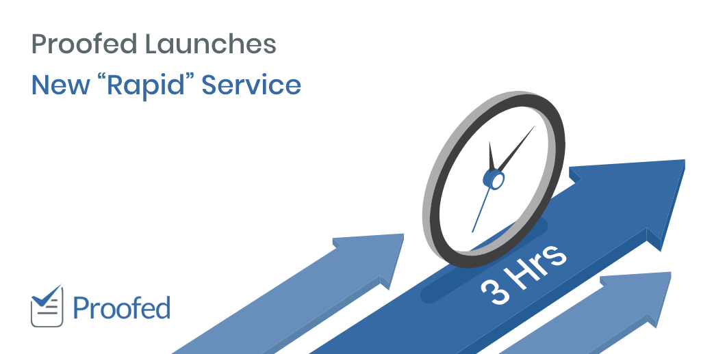 Proofed Launches New “Rapid” Service