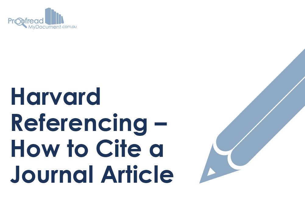 Harvard Referencing - How to Cite a Journal Article