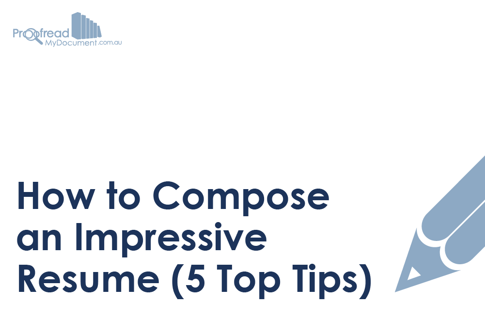 Compose a Resume