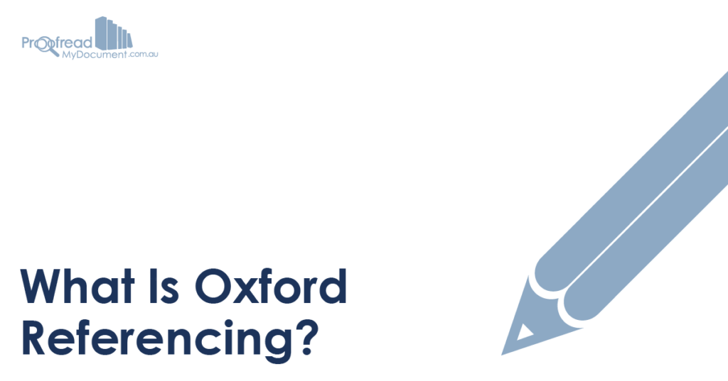 What Is Oxford Referencing?