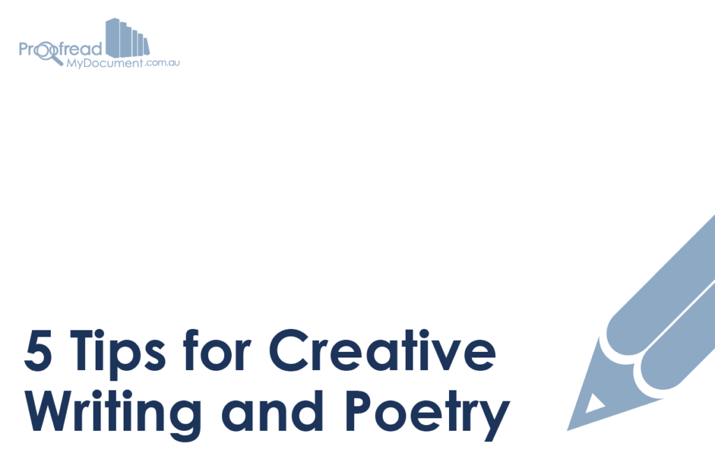 Tips for Creative Writing and Poetry