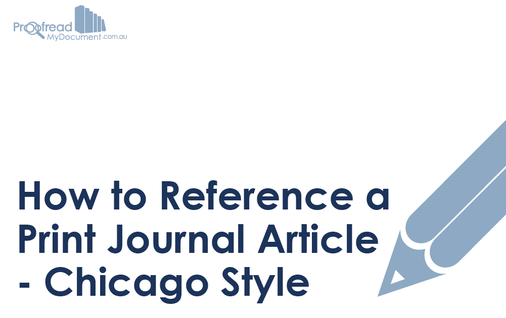 journal article chicago style