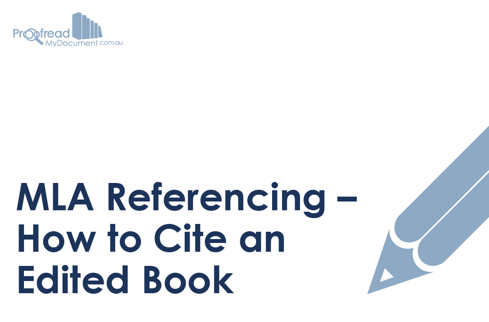 MLA Referencing - Edited Book