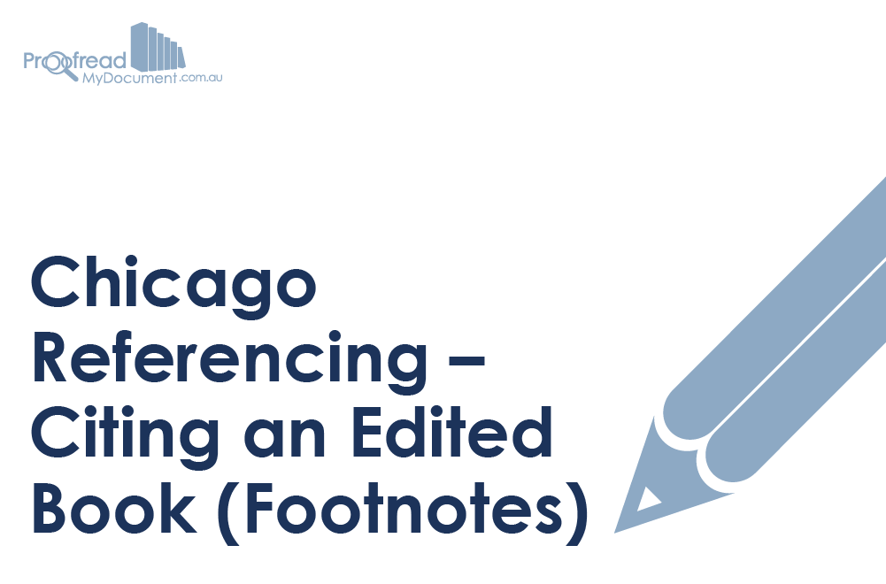 Chicago - Edited Book (Footnotes)