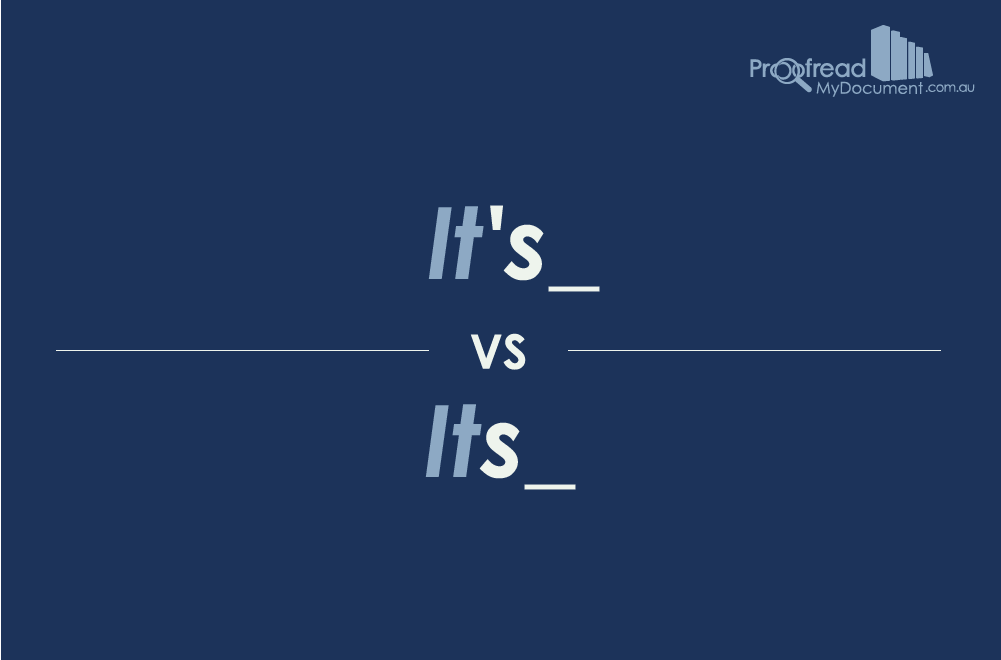 Word Choice - It's vs. Its