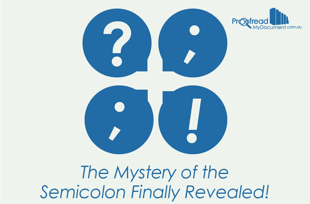 The Mystery of the Semicolon