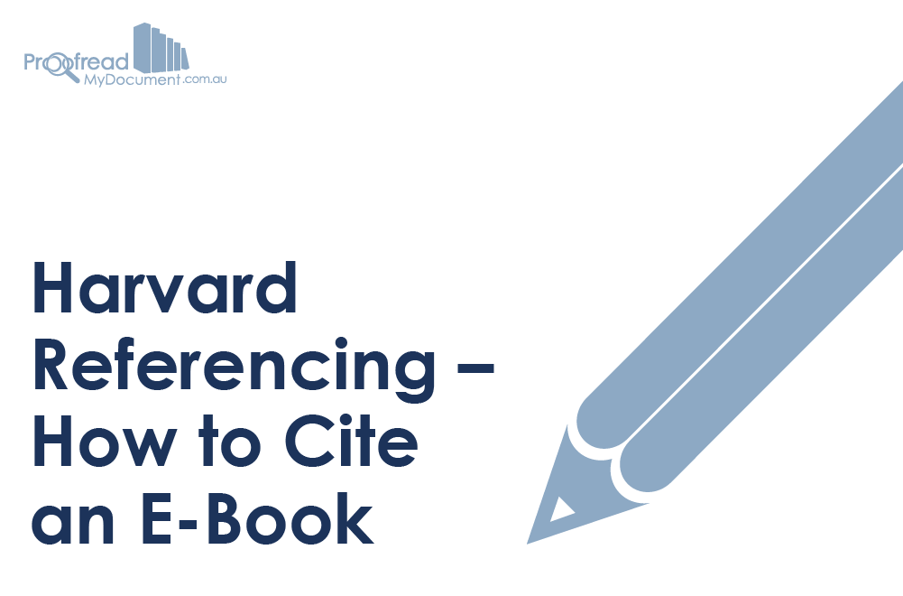 Harvard Referencing – How to Cite an E-Book