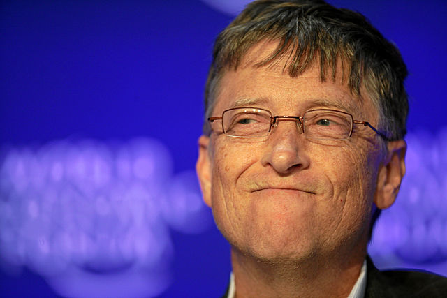 He's probably quite nice, but he does look like he's plotting something here. (Photo: World Economic Forum/Sebastian Derungs)