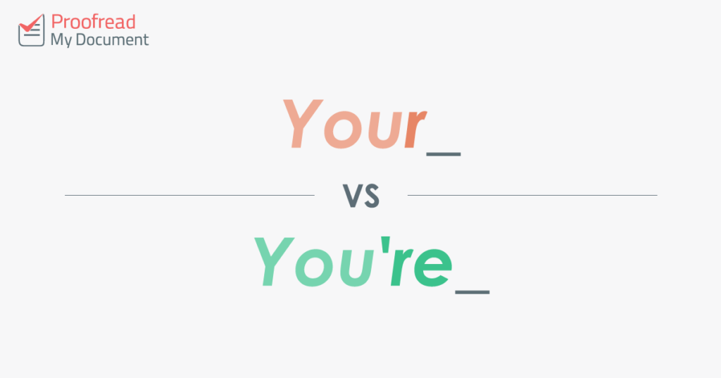 Your vs. You're