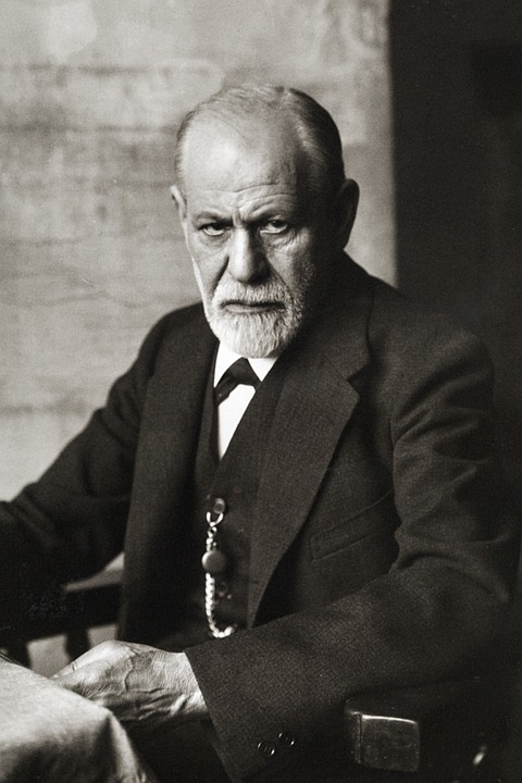 The look on Freud's face here also seems to say, 'Go over there and leave me alone'.