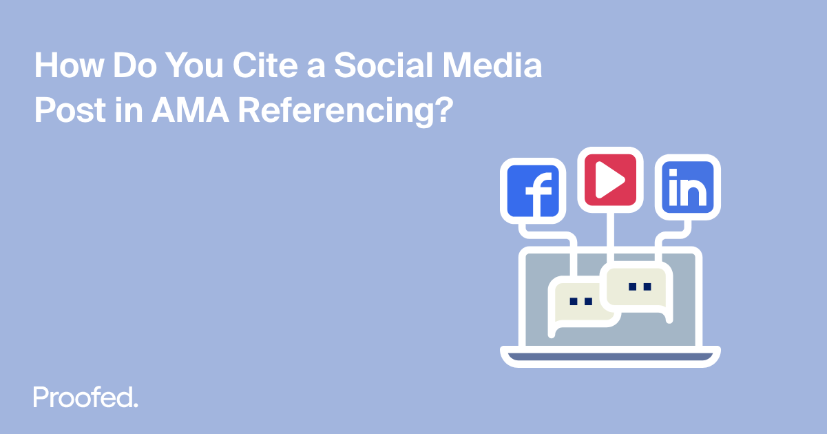 How To Cite A Social Media Post In Ama Referencing Proofed