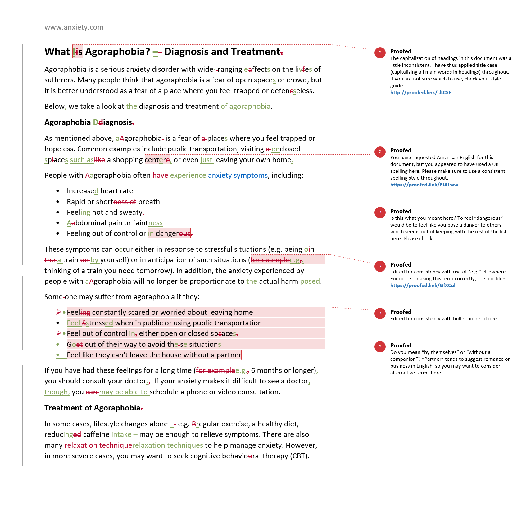 Psychology Proofreading Example (After Editing)