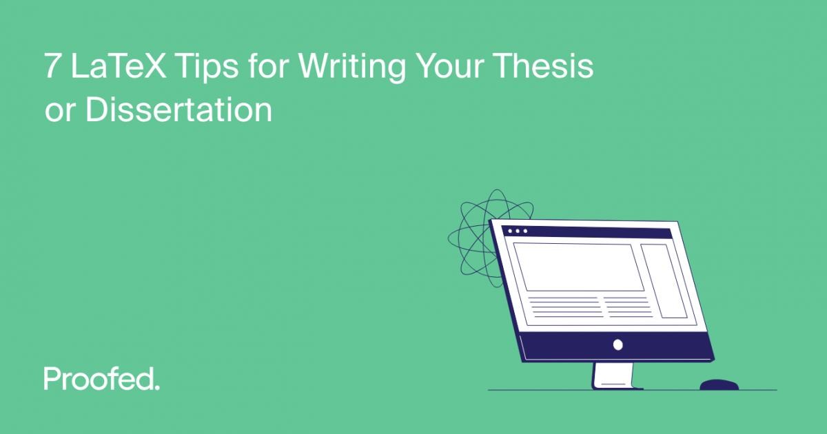how to use latex for thesis writing