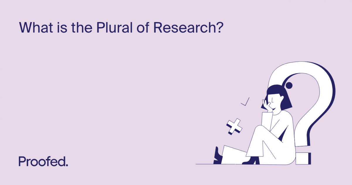 research plural