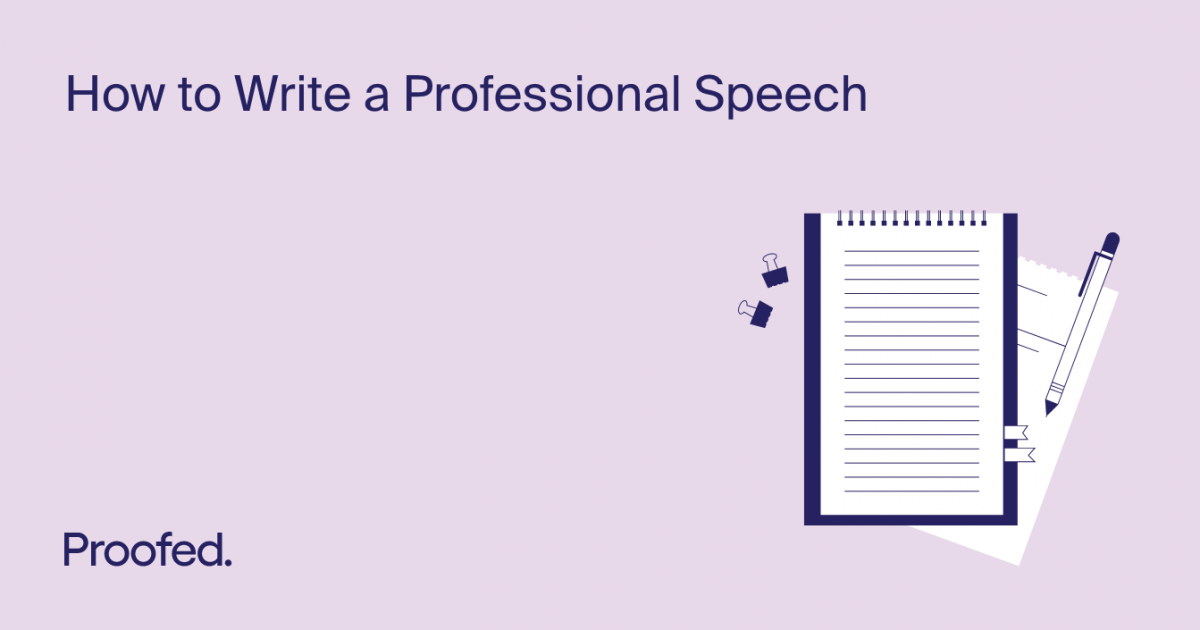professional speech writer