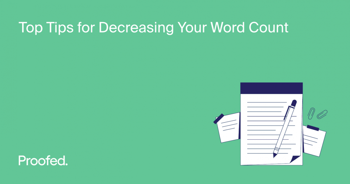 how to decrease your essay word count