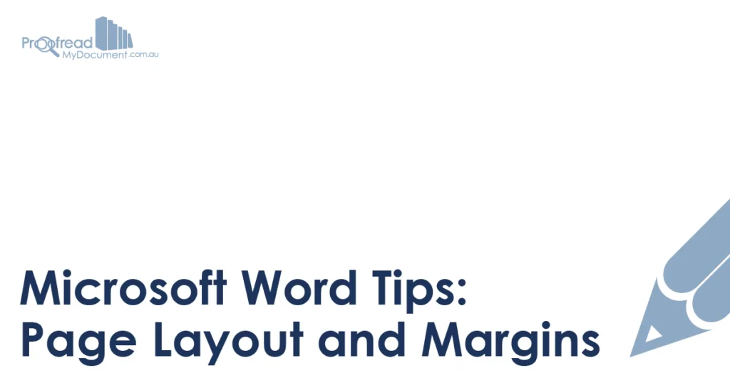 Page Layout and Margins