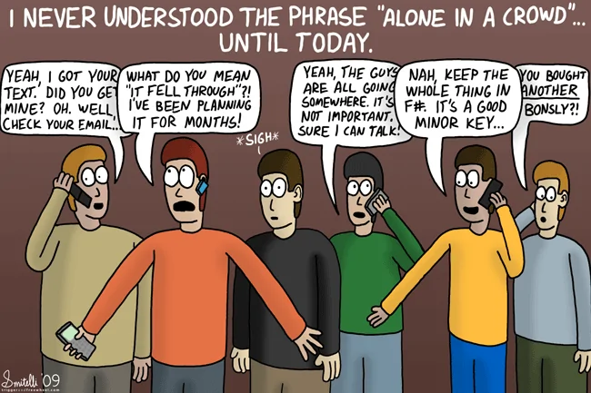 Alone in a Crowd (Oxymoron)