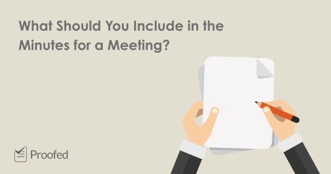 What To Include In Meeting Minutes (Free Template)