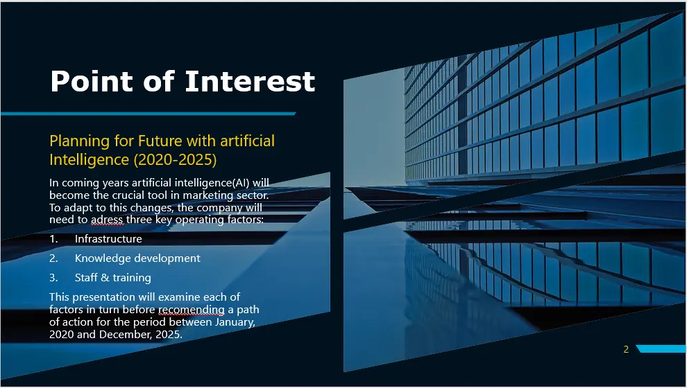 Presentation Proofreading Example (Before Editing)